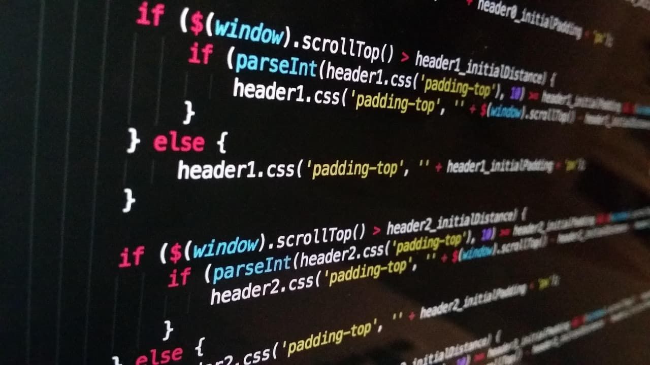 Laptop displaying full-stack application development code